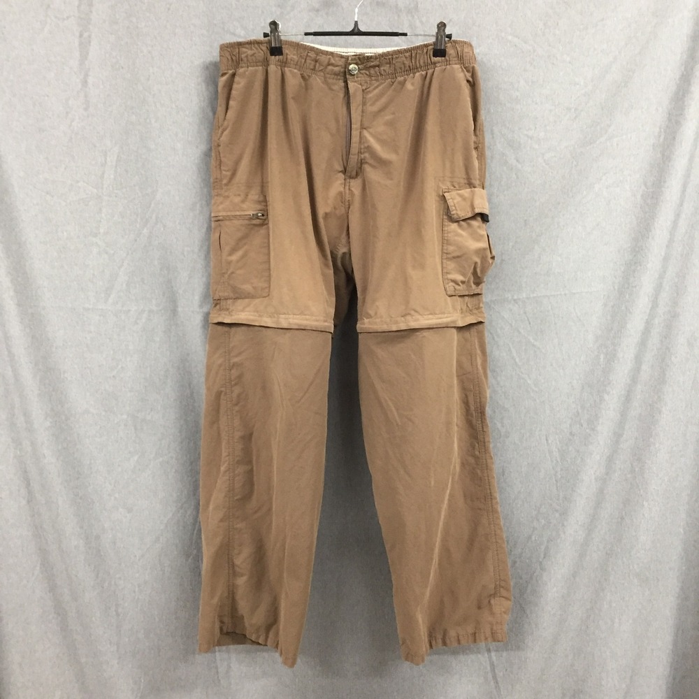 Rugged Earth Outfitters Mens Convertible Cargo Hiking Pants Brown Size L 36/38‎